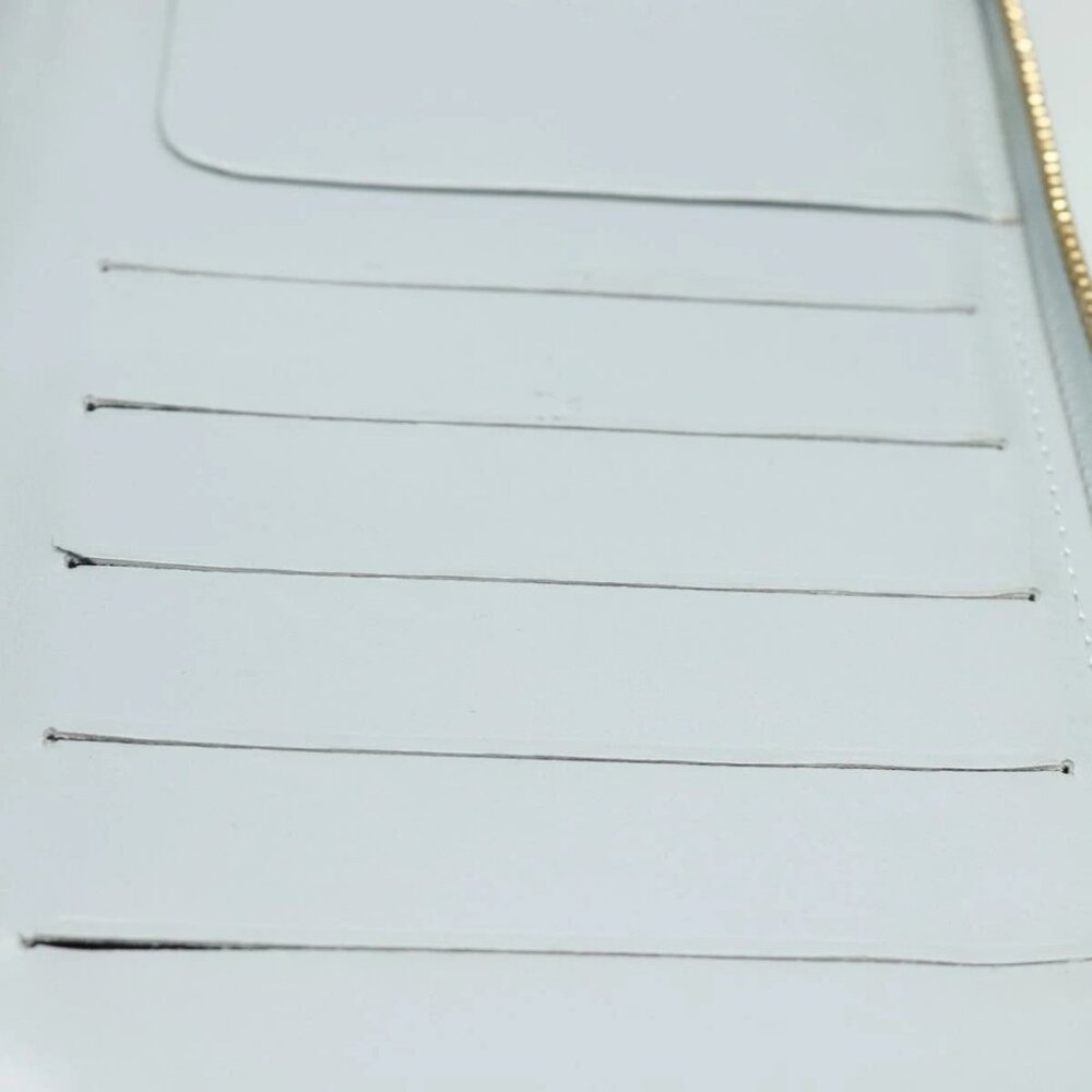 LOUIS VUITTON Monogram Vernis Eldridge Long Wallet Gris M91158 LV Auth 81320 - Picture 12 of 15